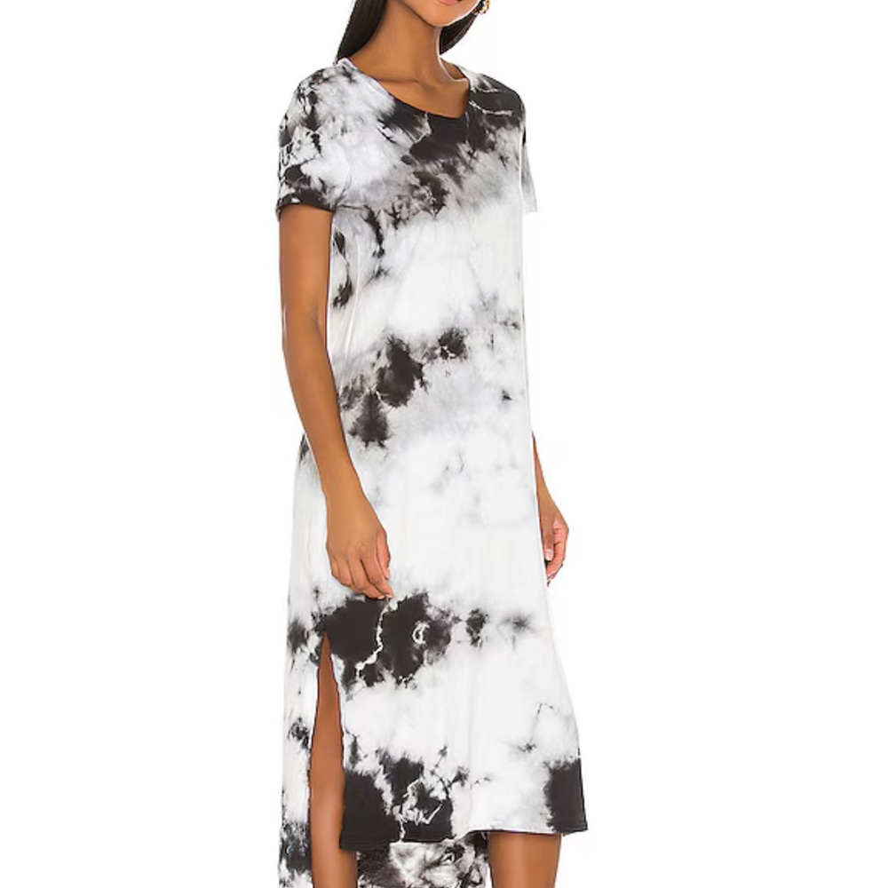 Michael Lauren Monochrome Tie-Dye Top